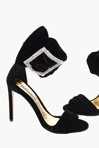Sandali ankle-strap YASMINNEW in velluto 11cm