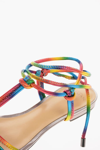 Sandali T-strap REBECCA in pelle Lace Up