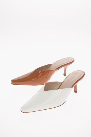 Mules ALBA Bicolore in pelle 8cm