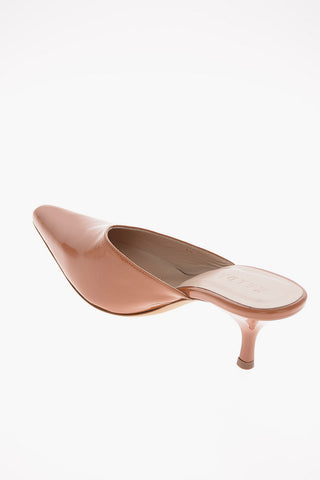 Mules ALBA Bicolore in pelle 8cm