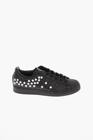 Leather SUPERSTAR Sneakers with Studs