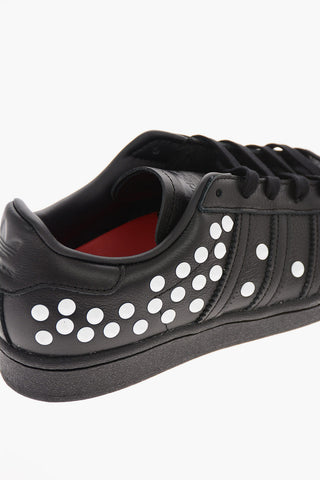 Leather SUPERSTAR Sneakers with Studs
