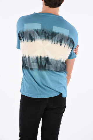 Cotton ARROW TIE DYE Skinny Fit T-Shirt