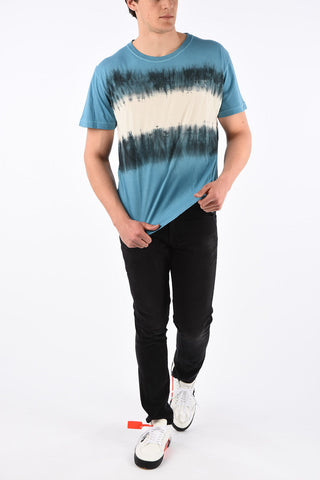 Cotton ARROW TIE DYE Skinny Fit T-Shirt
