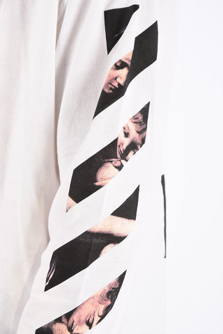 T-Shirt Mock Neck CARAVAGGIO ARROW a Manica Lunga