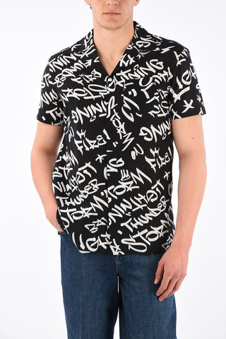 printed short sleeve shirt