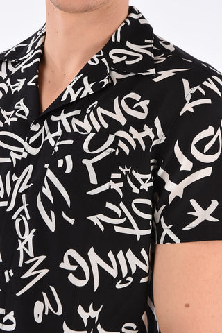 printed short sleeve shirt
