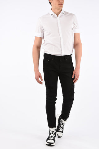 17cm Vintage Effect Jeans