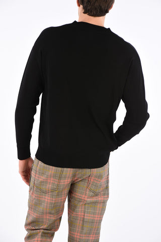 Dropped Shoulder Fit V-Neck Sweater