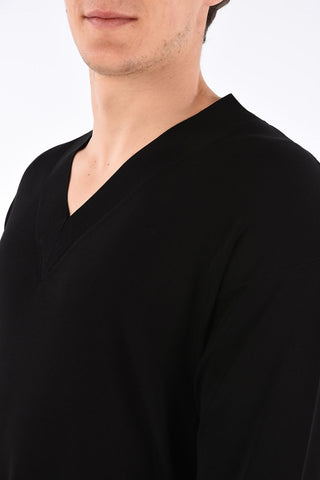 Dropped Shoulder Fit V-Neck Sweater