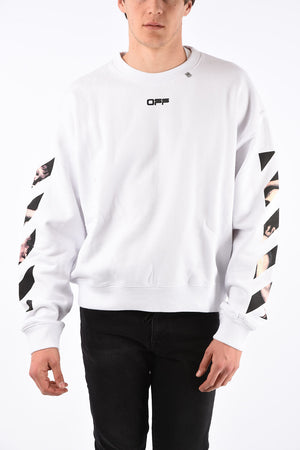 Cotton CARAVAGGIO ARROW Crewneck Sweatshirt