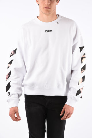 Felpa Girocollo CARAVAGGIO ARROW in Cotone