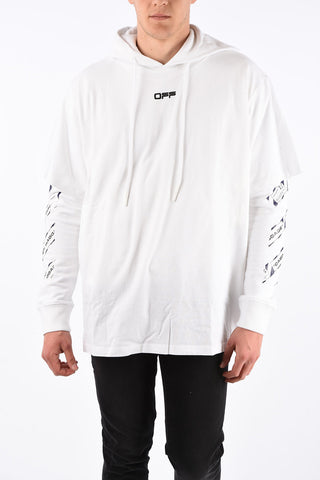 Oversize AIRPORT TAPE Sweatshirt with Hood