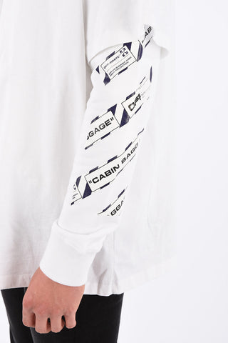Oversize AIRPORT TAPE Sweatshirt with Hood
