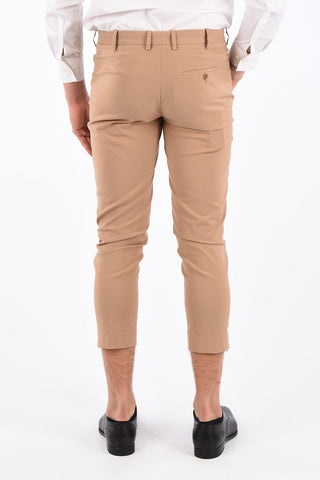 pantalone piping slim fit a vita regolare
