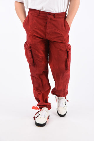 Tie Dye Effect Cargo Pants