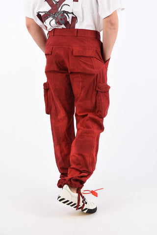 Tie Dye Effect Cargo Pants