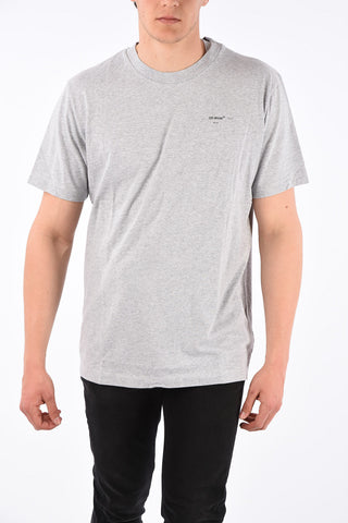 Slim Fit T-Shirt with Arrow Logo Embroidery