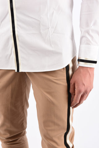 Camicia Fitted Slim Fit in Cotone