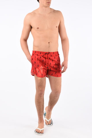 Costume da Bagno Boxer Stampa Fulmini