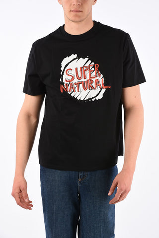 Super Natural Print Crewneck T-Shirt
