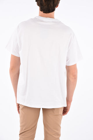 T-Shirt Slim Fit Girocollo in Cotone
