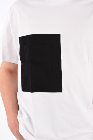 T-Shirt Slim Fit Girocollo in Cotone
