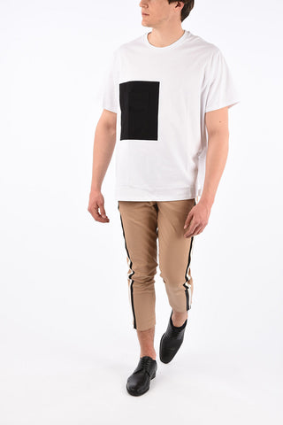 T-Shirt Slim Fit Girocollo in Cotone