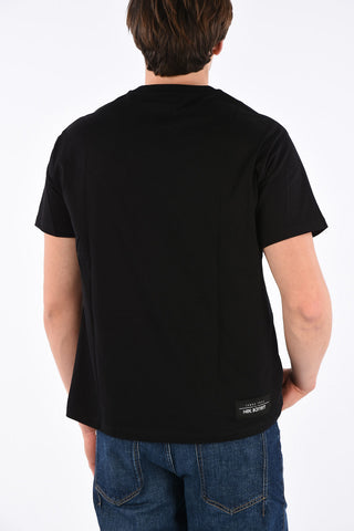 JAMES TRAN Cotton Crewneck NEW NOISE T-Shirt