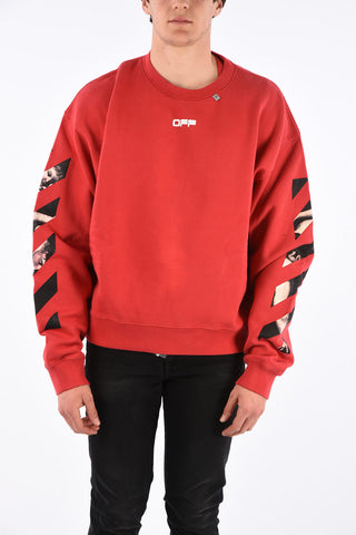 Cotton CARAVAGGIO ARROW Crewneck Sweatshirt