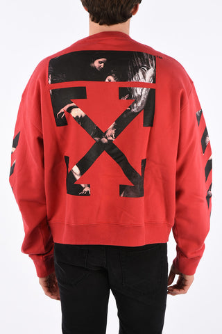 Cotton CARAVAGGIO ARROW Crewneck Sweatshirt