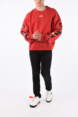 Cotton CARAVAGGIO ARROW Crewneck Sweatshirt