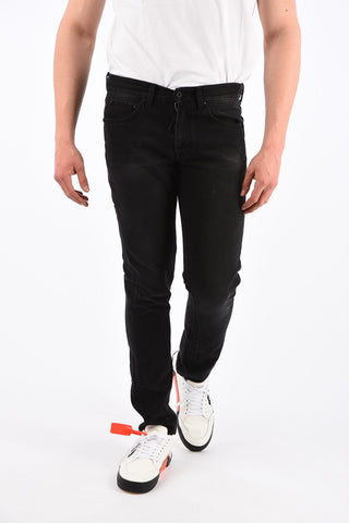 Jeans DIAG SLIM with Embroideries 17cm