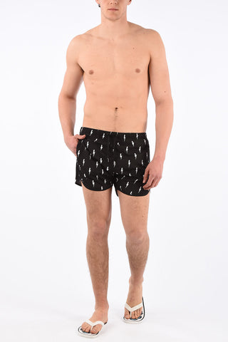 Costume da Bagno Boxer Stampa Fulmini