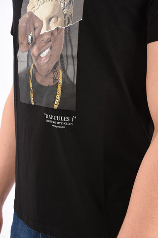 T-Shirt Slim Fit RAP-CULES 1 in Cotone 