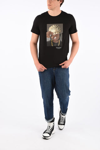 T-Shirt Slim Fit RAP-CULES 1 in Cotone 