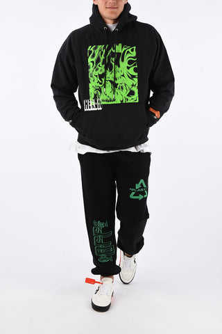 Hooded RAGLAN BOX SKULL Sweatshirt