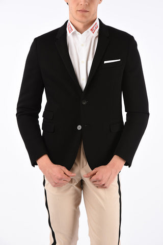 side vents notch lapel 2-button blazer