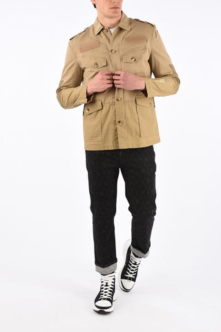 Slim Fit Jacket with Zip Closure