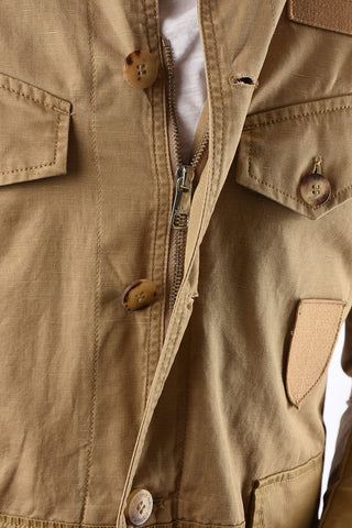 Slim Fit Jacket with Zip Closure