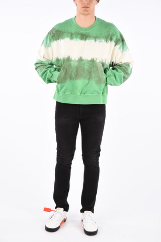 Tie Dye Effect Crewneck Sweatshirt