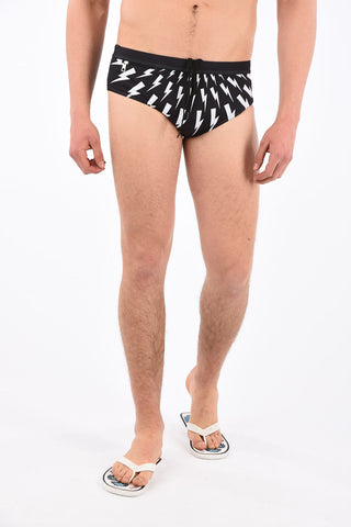 Drawstring FAIR ISLE THUNDERBOLT Slip Beachwear