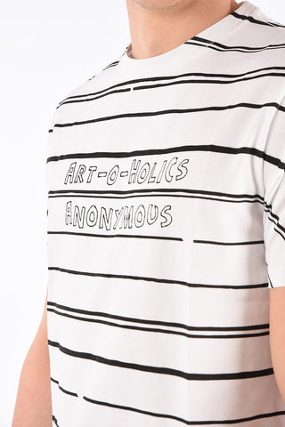 Striped Crewneck T-Shirt