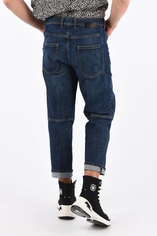 20cm Stretch Denim Tube Fit Jeans
