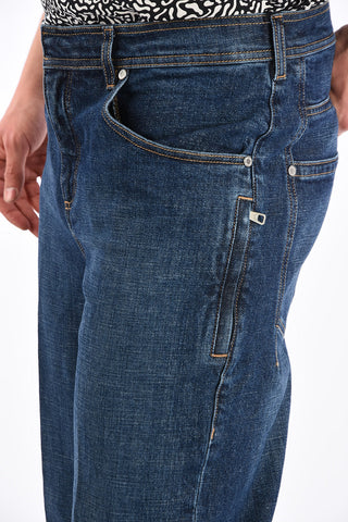 20cm Stretch Denim Tube Fit Jeans
