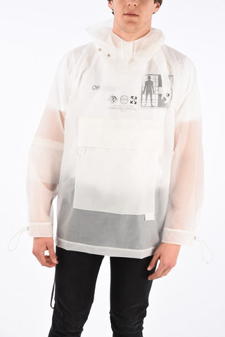 Giubbotto Anorak MULTI SYMBOLS Smock Impermeabile 