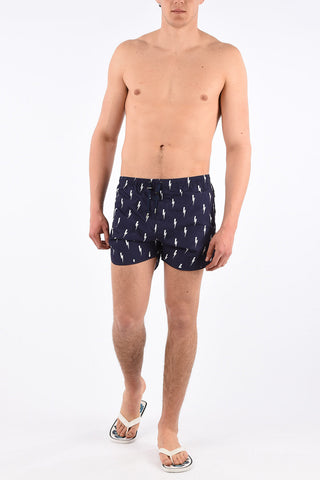Thunderbolt Print Swim Shorts Beachwear