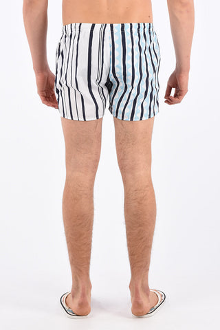 Costume da Bagno Boxer a Righe