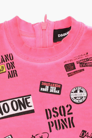 Vestito in Cotone con Stampa