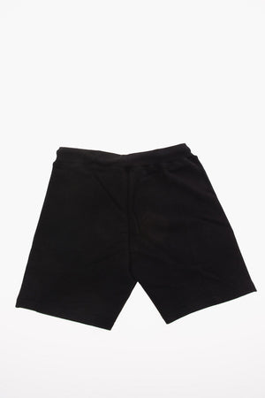 Shorts in Felpa con Elastico in Vita